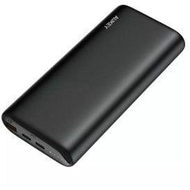 Powerbank AUKEY PB-Y37 20000mAh - 2x USB-C, 1x USB-A, Power Delivery 3.0, 65 W, Czarny