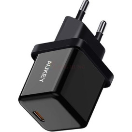 Ładowarka sieciowa AUKEY USB-C Mini PA-F5 - Power Delivery 20W, Czarna