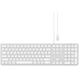 Klawiatura przewodowa Satechi Aluminum Wired Keyboard ST-AMWKS - USB-A, Srebrna