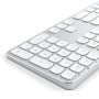Klawiatura przewodowa Satechi Aluminum Wired Keyboard ST-AMWKS - USB-A, Srebrna