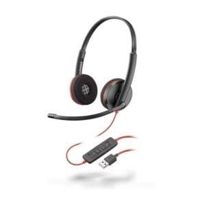 Słuchawki nauszne Poly Blackwire C3220 7S4L0AA - USB-A, Czarne