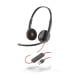 Słuchawki nauszne Poly Blackwire C3220 7S4L0AA - USB-A, Czarne