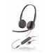 Słuchawki nauszne Poly Blackwire 3225 80S11A6 - USB-A, Czarne