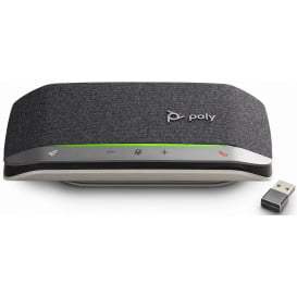 Zestaw głośnomówiący Poly Sync 20+ Microsoft Teams Certified USB-A Speakerphone 772C9AA - Szary