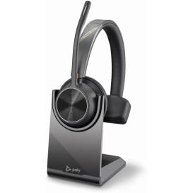 Słuchawka bezprzewodowa nauszna Poly Voyager 4310 UC Monaural Headset BT700 USB-A Adapter Charging Stand 77Y92AA - Czarna