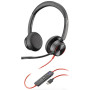 Słuchawki nauszne Poly Blackwire 8225 Microsoft Teams Certified USB-A Headset 772K3AA - Czarne
