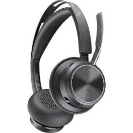 Zestaw słuchawkowy Poly Voyager Focus 2 USB-A Headset 76U46AA - Czarne