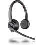 Zestaw słuchawkowy Poly Savi 8220 UC Microsoft Teams Certified DECT 1880-1900 MHz USB-A Headset 8D3F5AA - Czarny