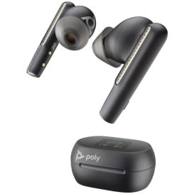 Słuchawki bezprzewodowe douszne Poly Voyager Free 60+ UC BT700 USB-C Adapter Touchscreen Charge Case 7Y8G4AA - Czarne