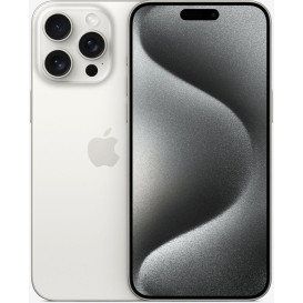 Smartfon Apple iPhone 15 Pro Max MU783HX/A - A17 Pro/6,7" 2796x1290/256GB/RAM 8GB/5G/Biały/Aparat 48+12Mpix/iOS/1 rok Carry-in
