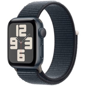 Smartwatch Apple Watch SE 40mm GPS alu w kolorze północy z opaską sportową w kolorze północy MRE03QR/A