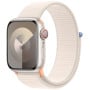 Smartwatch Apple Watch 9 MR8V3QR/A - 41mm GPS aluminium księżycowa poświata z opaską sportową w kolorze księżycowej poświaty