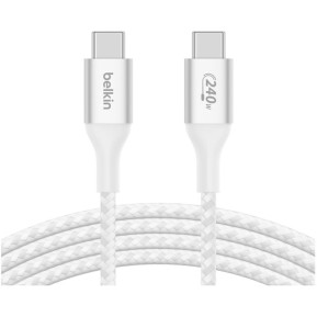 Kabel Belkin BoostCharge USB-C do USB-C Cable 240W CAB015BT1MWH - zdjęcie poglądowe 2