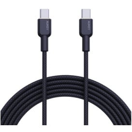 Kabel AUKEY USB-C do USB-C CB-NCC1 - Power Delivery 60W 3A, USB 2.0, 1m, Czarny