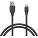 Kabel AUKEY USB-A do USB-C CB-AC1 BLACK - Power Delivery 60W, 5 Gbps, 1,2m, Czarny