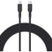 Kabel AUKEY USB-C do USB-C CB-SCC102 BK - 1.8m, Power Delivery 5A 100W, USB 2.0, Czarny
