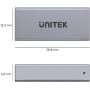 Łącznik Unitek USB-C(F) do USB-C(F) A1036GY - zdjęcie poglądowe 2