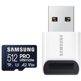 Karta pamięci Samsung PRO Ultimate microSDXC 512GB MB-MY512SB/WW z czytnikiem - U3, V30, A2