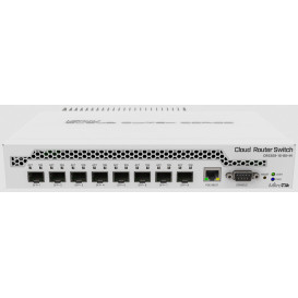 Router MikroTik CRS309-1G-8S+IN - dual-core 800 MHz CPU, 512 MB RAM, 8x 10GbE SFP+