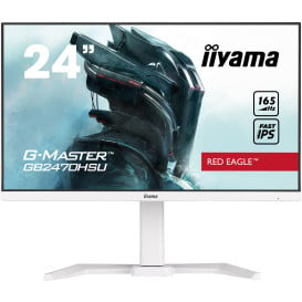 Monitor iiyama G-MASTER GB2470HSU-W5 - 23,8"/1920x1080 (Full HD)/165Hz/IPS/FreeSync/0,800 ms/pivot/Biały