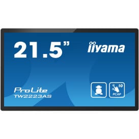 Monitor iiyama ProLite TW2223AS-B1 - 21,5"/1920x1080 (Full HD)/VA/18 ms/dotykowy/Czarny