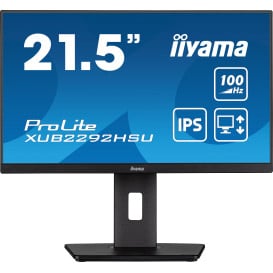 Monitor iiyama ProLite XUB2292HSU-B6 - 21,5"/1920x1080 (Full HD)/100Hz/IPS/FreeSync/0,4 ms/pivot/Czarny