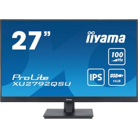 Monitor iiyama ProLite XU2792QSU-B6 - 27"/2560x1440 (QHD)/100Hz/IPS/FreeSync/0,4 ms/Czarny