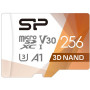 Karta pamięci Silicon Power microSDXC Superior Pro 256GB SP256GBSTXDU3V20AB - Class 10, UHS-I U3, V30, A1, 4K UHD, Adapter