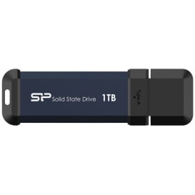 Dysk zewnętrzny SSD 500 GB Silicon Power MS60 SP500GBUF3S60V1B - USB 3.2 Gen2, 600|500 MB|s, Niebieski