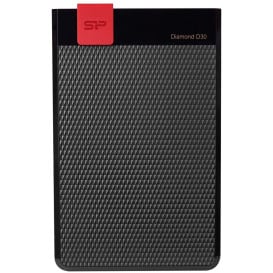 Dysk zewnętrzny HDD 1 TB Silicon Power Diamond D30 SP010TBPHDD3SS3K - IPX4, 2.5", USB 3.2, 5400 obr/min, Czarny