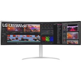 Monitor LG UltraWide 49WQ95C-W - 49"/5120x1440/144Hz/32:9/zakrzywiony/IPS/FreeSync/5 ms/USB-C/Czarny