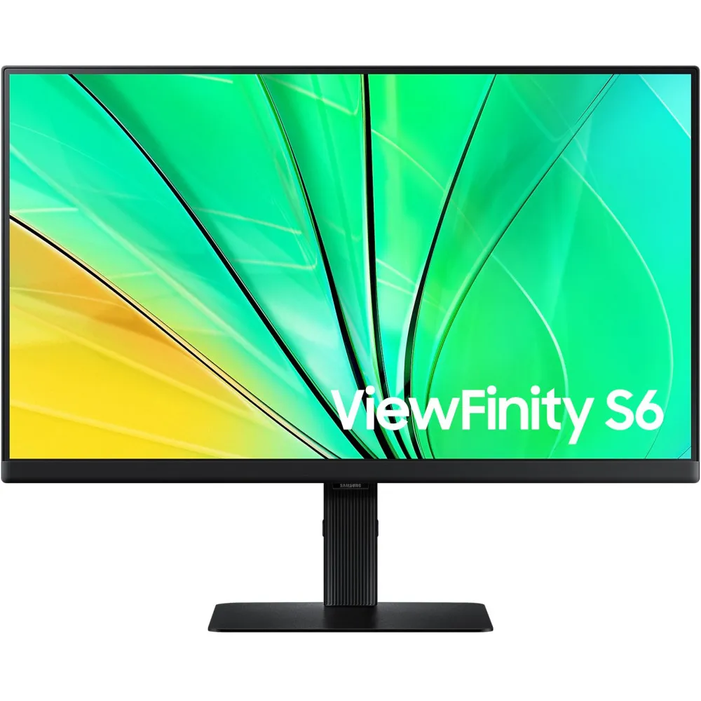 Monitor Samsung ViewFinity S6 S60D LS24D600EAUXEN, 24", 2560x1440 (QHD), 100Hz, IPS, FreeSync, HDR, 5 ms, pivot, Czarny | Sklep 