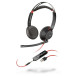 Słuchawki nauszne Poly Blackwire 5220 USB-A 7S4L8AA - Czarne