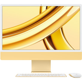 Komputer All-in-One Apple iMac 24 M3 2023 Z19F000AT - Apple M3/24" 4480x2520 Retina/RAM 8GB/SSD 256GB/Żółty/WiFi/macOS/1DtD