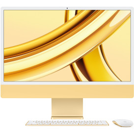 Komputer All-in-One Apple iMac 24 M3 2023 Z19F000AT - Apple M3/24" 4480x2520 Retina/RAM 8GB/SSD 256GB/Żółty/WiFi/macOS/1CI