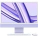 Komputer All-in-One Apple iMac 24 M3 2023 Z19P000AT - Apple M3/24" 4480x2520 Retina/RAM 8GB/SSD 256GB/Fioletowy/WiFi/macOS/1CI
