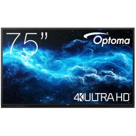 Monitor Optoma 3752RK H1F0H04BW101 - 75"/3840x2160 (4K)/6 ms/dotykowy/USB-C/Czarny