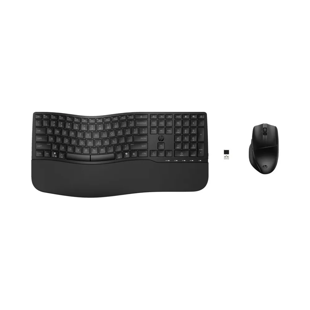 Zestaw bezprzewodowy klawiatura i mysz HP 685 Comfort Dual-Mode Keyboard and Mouse Combo 8T6L7UT - Czarny