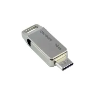 Pendrive GoodRAM ODA3 128 GB ODA3-1280S0R11 - USB-C|USB-A 3.2 Gen 1, Srebrny