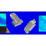 Pendrive GoodRAM ODA3 128 GB ODA3-1280S0R11 - USB-C|USB-A 3.2 Gen 1, Srebrny