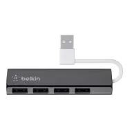 Hub USB Belkin 4 x USB-A 2.0 Ultra-Slim F4U042BT, 4 porty, Czarny | Sklep ITnes.pl, IT for BUSINESS
