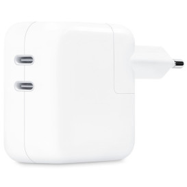 Ładowarka sieciowa Apple Power Adapter 35W MW2K3ZM/A - 2 x USB-C, Biała