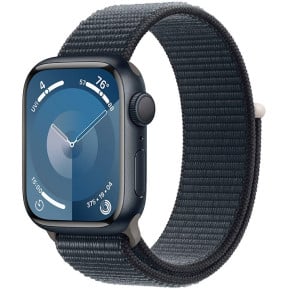 Smartwatch Apple Watch 9 MR9C3QR/A - 45mm GPS aluminium w kolorze północy z opaską sportową w kolorze północy