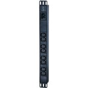 Listwa zasilania rack APC Easy Rack PDU EPDU1016B - 1U/ 3,7KW/ 8 gniazd wyjściowych C13