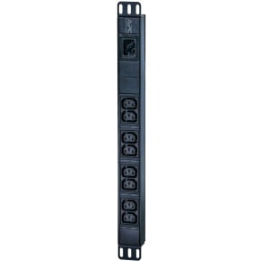 Listwa zasilania rack APC Easy Rack PDU EPDU1016B - 1U/ 3,7KW/ 8 gniazd wyjściowych C13