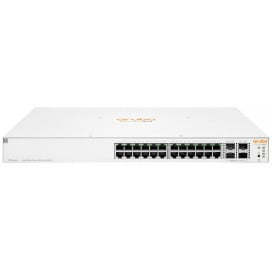 Switch zarządzalny HPE Aruba Instant On 1930 JL684B - 24x 100|1000Mbps RJ45, 4x 1|10Gbps SFP+, POE+ 370W