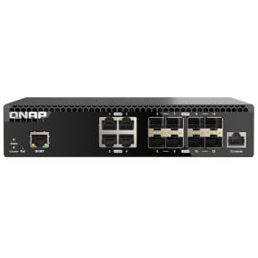 Switch zarządzalny QNAP QSW-M3212R-8S4T - zdjęcie poglądowe 4
