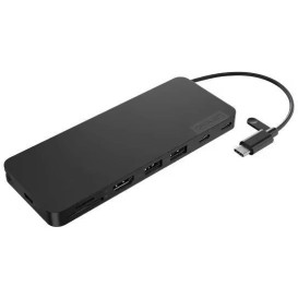 Stacja dokująca Lenovo USB-C Slim Travel Dock 4X11N40212 - 1 x USB-C PD 65W, 2x USB-A, 2x USB-C 3.2 Gen2, 1 x HDMI, SD, microSD