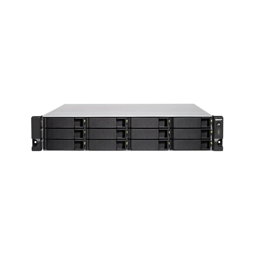 Serwer NAS QNAP Rack TS-H1277XU-RP-3700X-30I, Rack (2U), Ryzen 7 3700X, 128GB RAM, 2TB, 12 wnęk, hot-swap, 3 lata Carry-in | Sklep ITnes.pl, IT for BUSINESS