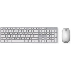 Zestaw bezprzewodowy klawiatury i myszy ASUS W5000 Wireless Keyboard and Mouse Set 90XB0430-BKM220 - Srebrny